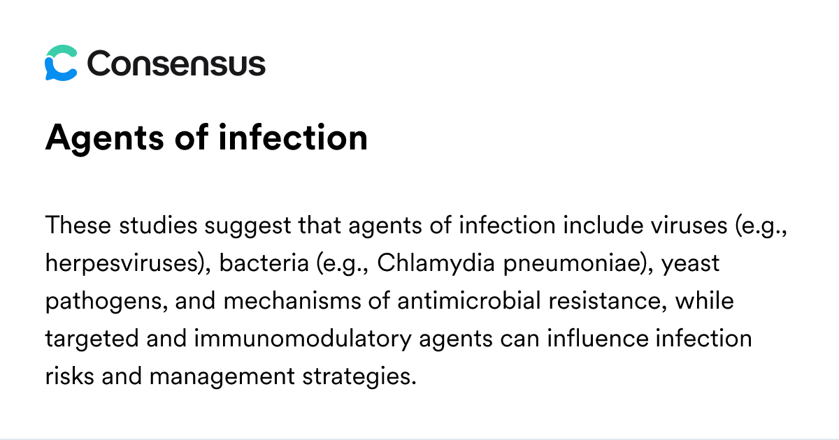 Agents Of Infection - Consensus Academic Search Engine