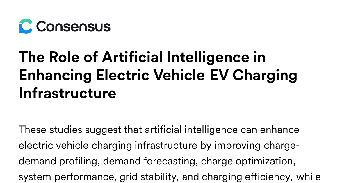 The Role Of Artificial Intelligence In Enhancing Electric Vehicle EV ...