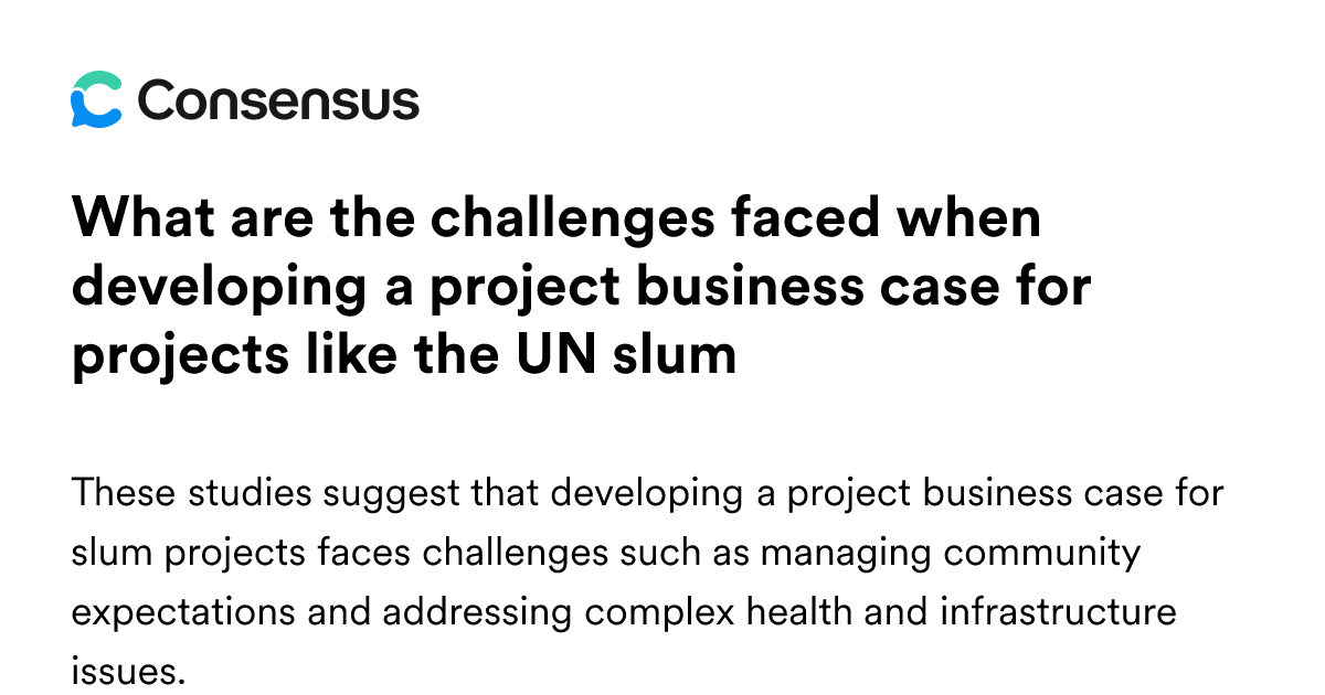 What Are The Challenges Faced When Developing A Project Business Case ...