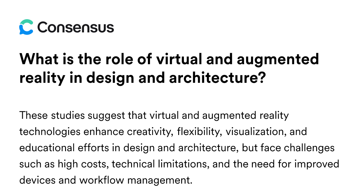 What Is The Role Of Virtual And Augmented Reality In Design And ...