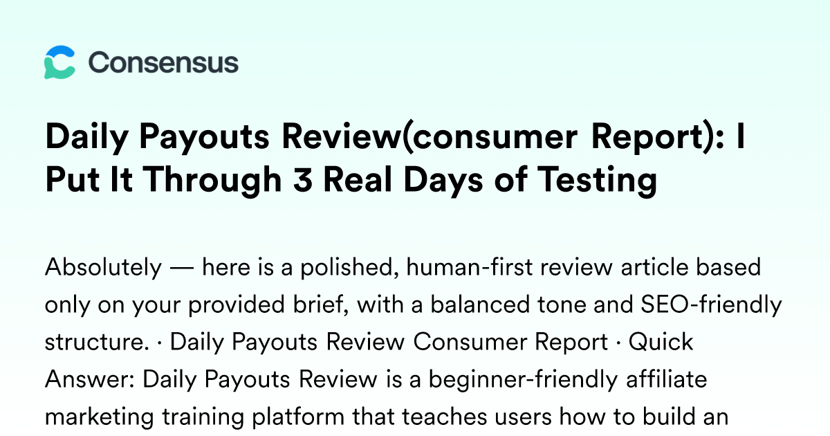 consensus.app