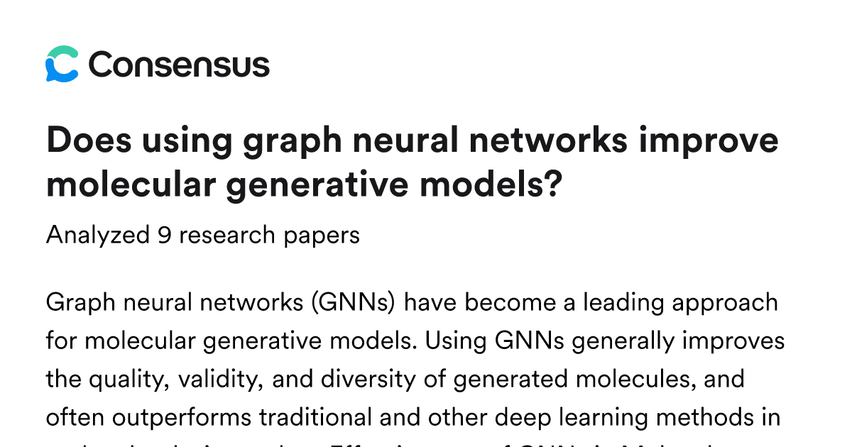 Does using graph neural networks improve molecular generative models ...
