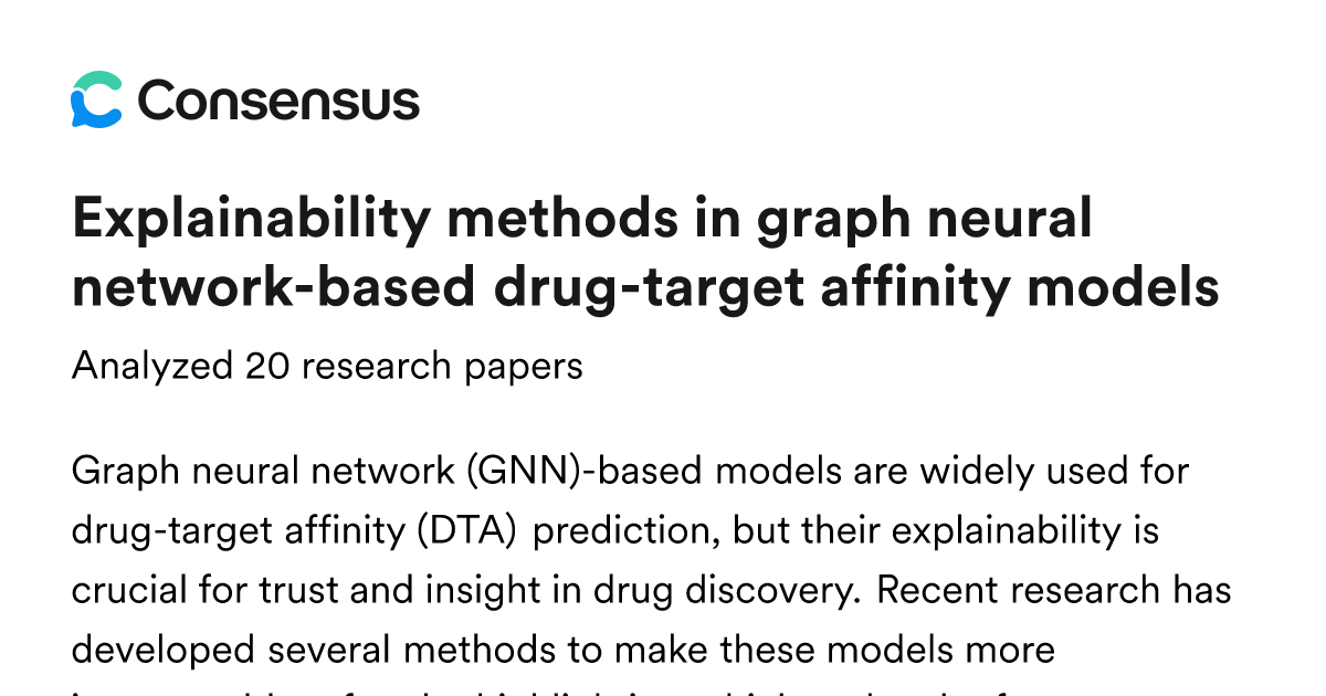 Explainability methods in graph neural network-based drug-target ...