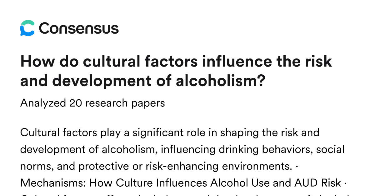 How do cultural factors influence the risk and development of ...