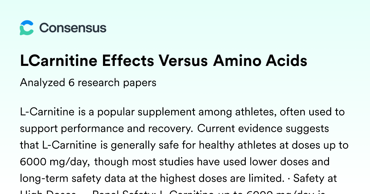 amino acid l-carnitine side effects The effect of supplementation on mortality and clinical outcomes in ventilator-dependent critically ill patients with obesity and COVID-19: Protocol for a randomized double-blind placebo-controlled trial Can L-Carnitine Cause Side Effects?