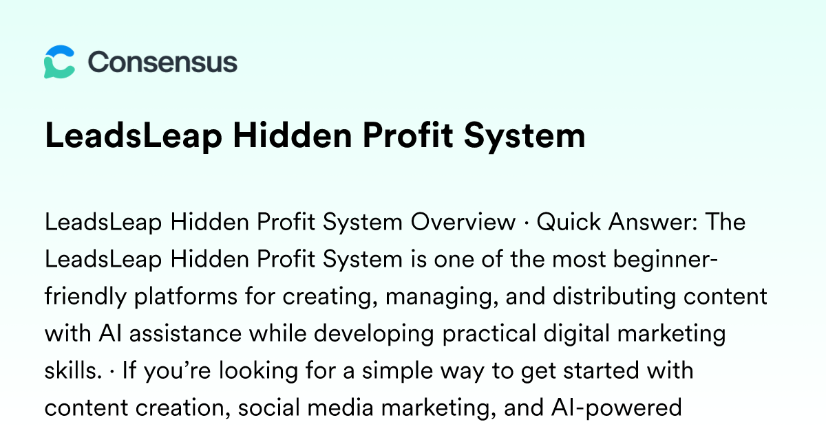 consensus.app