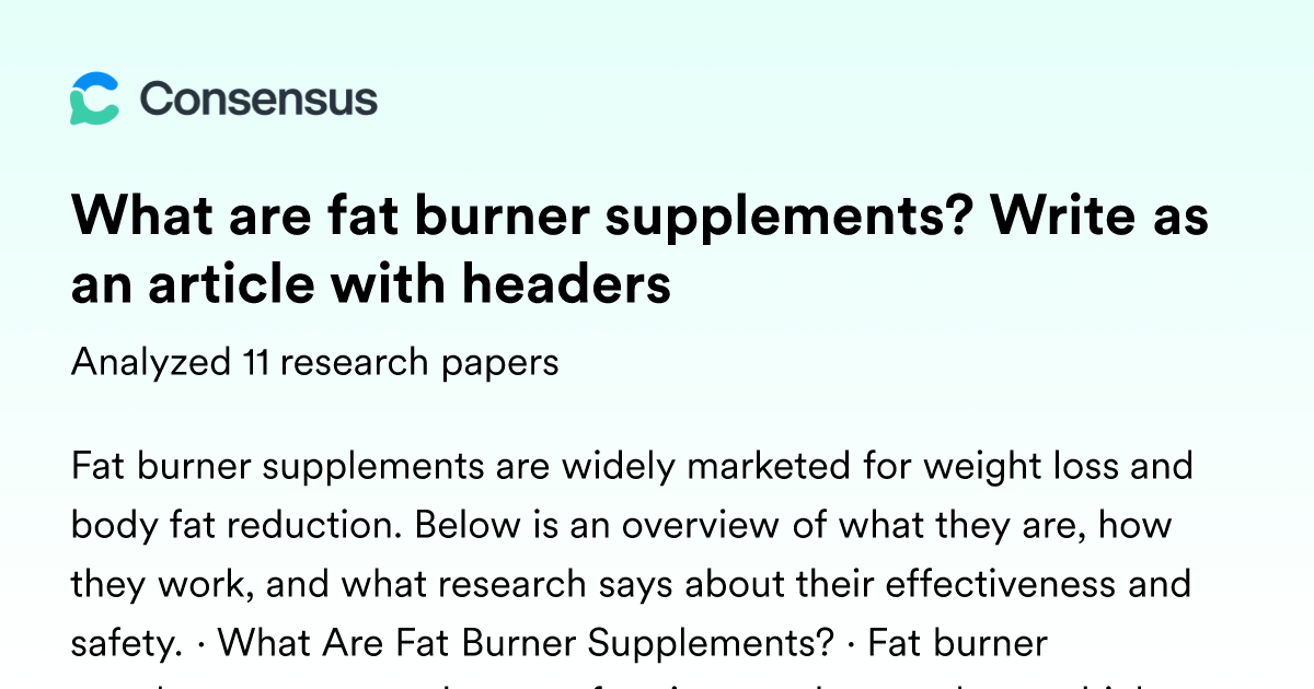 Are Fat Burners Safe? Essential Facts You Need to Know Now