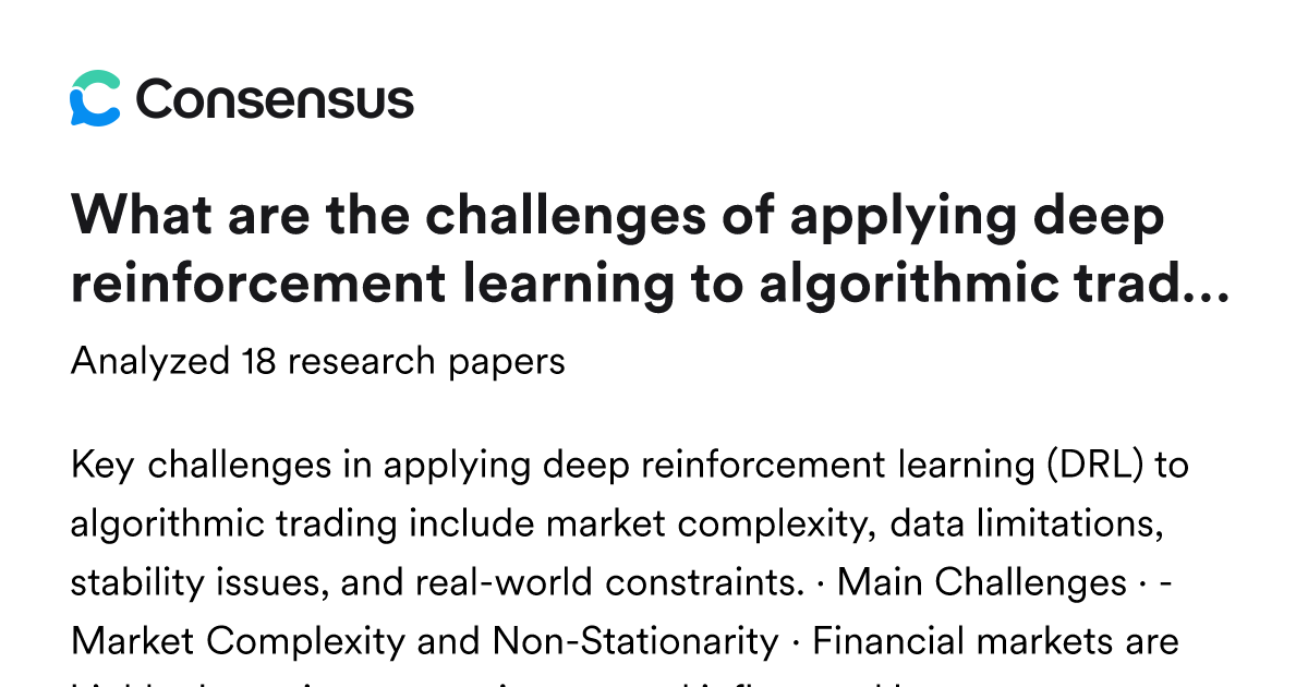 What are the challenges of applying deep reinforcement learning to ...